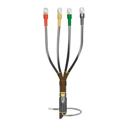 Муфта кабельная концевая внутр. установки 1кВ КВТпН 4х(150-240мм) с болт. наконечн. Нева-Транс Комплект 22020036 