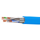 витая пара F/UTP 4x2x23AWG кат.6 solid CU PVC син. (м) Rexant 01-0147