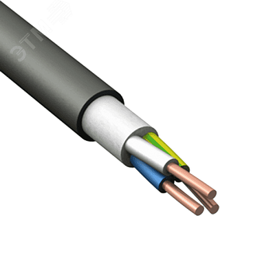 Кабель TOKOV ELECTRIC ППГнг(А)-HF 5х1.5 ОК (N PE) 0.66кВ (м) ТХМ00409122