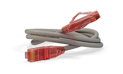 Патч-корд кат.5E LSZH PC-LPM-UTP-RJ45-RJ45-C5e-0.5M-LSZH-GY 0.5м сер. Hyperline 42269 
