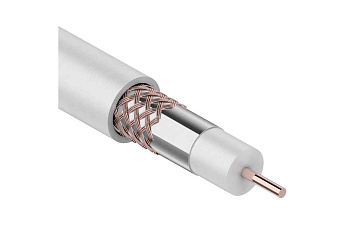 RG-6U+Cu 48проц. 75Ом бел. (м) PROCONNECT 01-2206