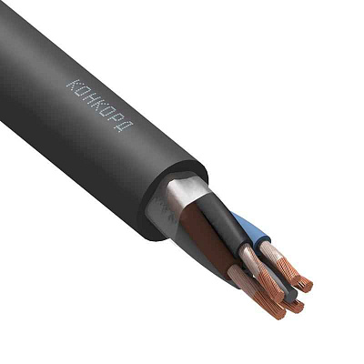 Кабель резиновый Кабель КГ-ХЛ 5х1.5 (N) 220/380-3 (м) Конкорд 106