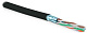 UFTP4-C6-SOLID-OUTDOOR-LSZH-BK-500 витая пара экран. FTP (F/UTP) кат. 6; 4 пары (23 AWG) ож (solid) для внешн. прокладки LSZH (500м) черн. Hyperline 227934