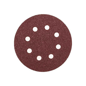 Диск абразивный на ворсовой основе на липучке перфорир. P40 125мм (уп.10шт) Kranz KR-91-1164 