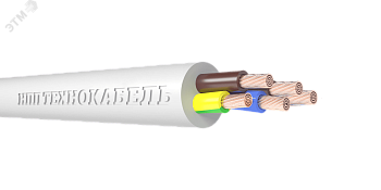 ПВС 5х1.5 (4х1.5+1х1.5) 380В Б (бухта) (м) Технокабель 00-00148779