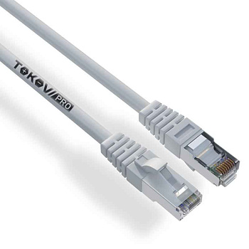 Патч-корд кат.5E F/UTP 24 AWG LSZH 0.3м PRO TOKOV ELECTRIC TKP-PC06-5EF-CULSZH-030M 