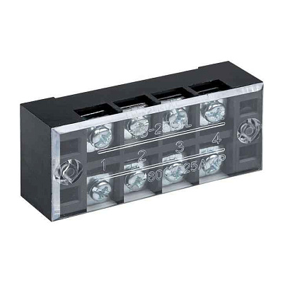 Терминал клеммный TB-2504 до 2.5кв.мм 25А 4 клеммные пары EKF tb-2504 