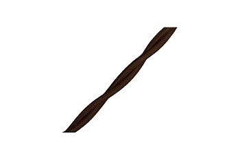 Провод ретро 2x1.5 матов. корич. (уп.50м) Bironi B1-424-72-50