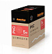 витая пара U/UTP кат.5E 4x2x24AWG solid PVC UUTP4-C5E-S24-IN-PVC-GY-305 сер. (м) Hyperline 41903