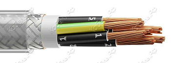 Кабель гибкий Кабель Emflex КУВЭлВп 34х1(PE)-300/500 , ТУ 27.32.13-049-63976268-2023, ГОСТ 24334-2020  м