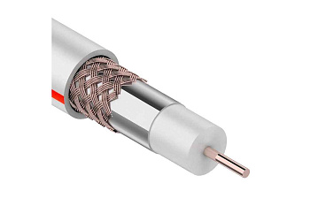 коаксиальный SAT 50M 75Ом CCS/Al/Al 75% бел. (уп.20м) PROCONNECT 01-2401-2-20