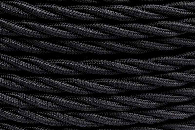 Провод ретро 3x1.5 матов. черн. (уп.20м) Bironi B1-434-73-20