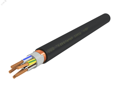 Кабель Русский Свет ВБШвнг(А)-LS 5х1.5 ОК (N PE) 0.66кВ (м) 10136
