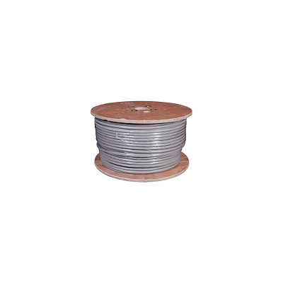 витая пара F/UTP, CAT 5е, ZH нг(A)-HF (LSZH), 25PR, 24AWG, INDOOR, SOLID, серый, 305м, РФ REXANT | 01-1206-R | REXANT