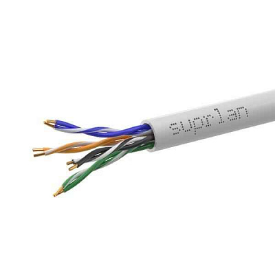 UTP 4x2xAWG24 кат.5E Cu LSZH нг(A)-HF In. Standard (м) SUPRLAN 01-0320-1