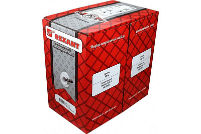 витая пара SF/UTP кат.5E 4x2x0.51 медь наружн. прокл. черн. (м) Rexant 01-0344