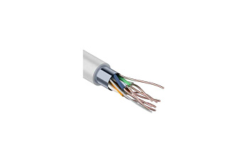 Кабель витая пара F/UTP 4x2x24AWG кат.5E solid CCA PVC сер. (м) PROCONNECT 01-0142-3