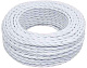 Провод ретро 3x1.5 матов. бел. (уп.20м) Bironi B1-434-71-20
