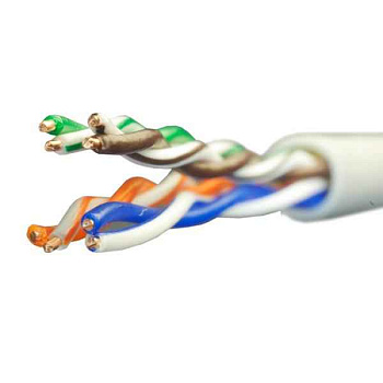 Кабель витая пара U/UTP кат.5E 4x2x24AWG solid CU PVC Standart (м) SUPRLAN 01-0328-9