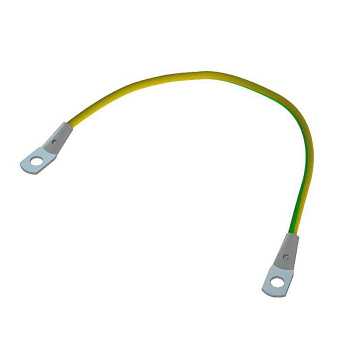 Проводник заземляющий универсальный M6 L140 PZU M6 (медный провод с наконечниками) КМ LN0067 