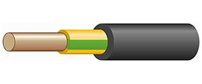 ВВГнг(A)-LS 1x2,5 ок-0,66 ж/з.