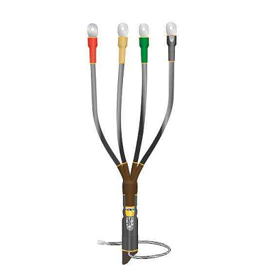 Муфта кабельная концевая внутр. установки 1кВ КВТпН 4х(35-50мм) с болт. наконечн. Нева-Транс Комплект 22020034 