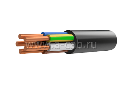 Кабель Русский Свет ВВГнг(А)-LSLTx 5х6 ОК (N PE) 0.66кВ (м) ЭК000106174