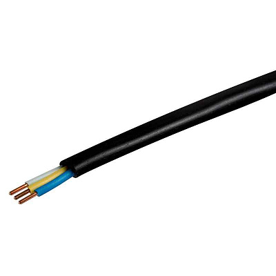 ВВГ-Пнг(A)-LS 3x1,5 ок (N PE) 0.66кВ (бухта 5м) (шт) Альфа65550