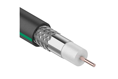 коаксиальный SAT 703B 75Ом CCS/Al/Al 75% бел. (уп.20м) PROCONNECT 01-2431-2-20