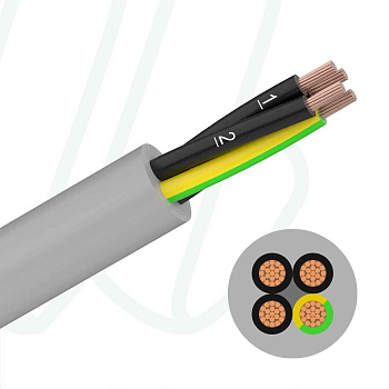 Провод Кабель H05VV5-F 12G1.5  м одножильный