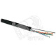 витая пара U/UTP кат.5E 4x2x24AWG solid PE Outdoor UUTP4-C5E-S24-OUT-PE-BK-500 черн. (м) Hyperline 49118