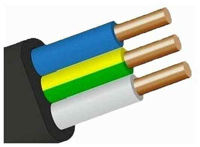 Кабель ВВГ-Пнг(А)-FRLS 3х1.5 ОК (N PE) 0.66кВ (м) Цветлит 00-00140467