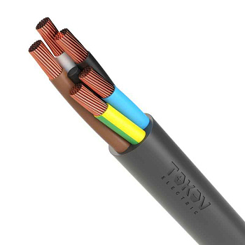 Кабель управления гибкий Кабель TOKOV ELECTRIC КГтп-ХЛ 5х10 (N PE) 380/660-2 (м) 00-00027198