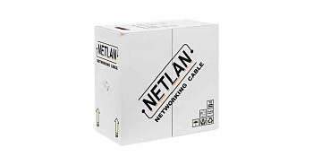 Кабель U/UTP 4 пары кат. 6 LSZHнг(B)-HF Оранж. (уп.305м) NETLAN EC-UU004-6-LSZH-OR