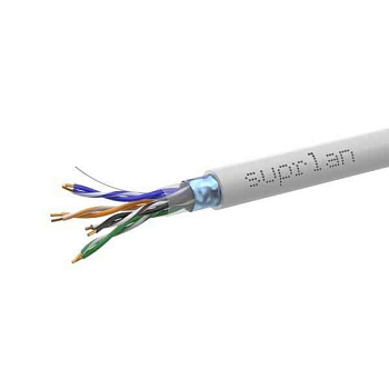 Кабель Кабель витая пара FTP кат.5E 4х2х0.51 Cu PVC Indoor Premium 305м (м) SUPRLAN 01-1012-2