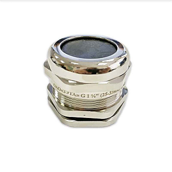 G1-1/4 латунный УТ1,5 IP68 (d кабеля 25-33 мм) ГОФРОМАТИК 