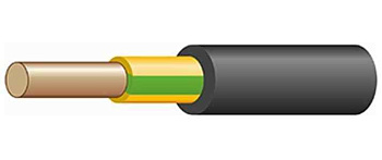 ВВГнг(A)-LS 1x2,5 ок-0,66 ж/з.