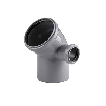 Отвод правый ВК ПП 110/50х45 сер. RTP 36684 