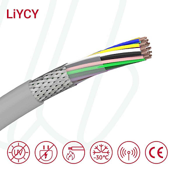 Кабель управления гибкий Кабель FLEXICORE LiYCY 4x0,5 м