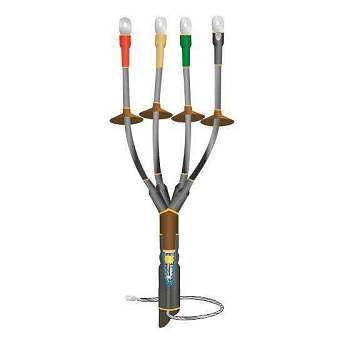 Концевая муфта Муфта кабельная концевая наружн. установки 1кВ КНТпН 4х(70-120мм) с болт. наконечн. Нева-Транс Комплект 22020097 