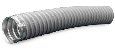 Металлорукав в ПВХ изоляции МРПИ нг  15  (50 м/уп.) серый ГОФРОМАТИК 