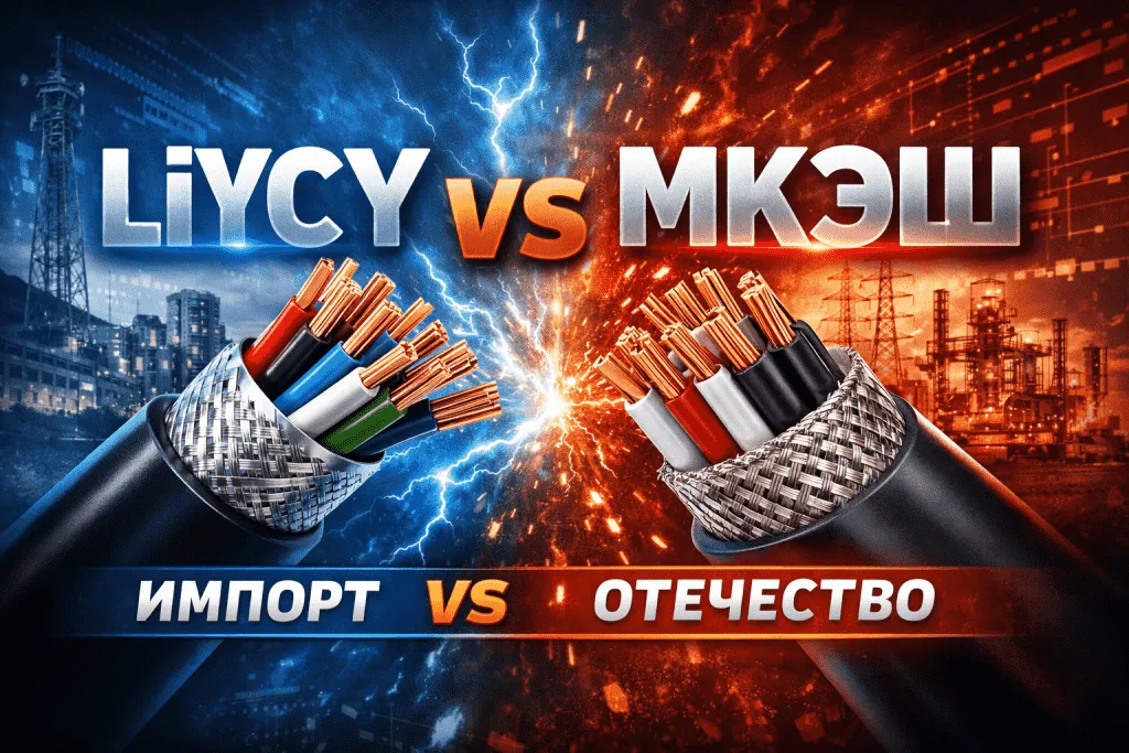 Какой кабель выбрать LiYCY или МКЭШ<