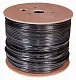 витая пара F/UTP 4x2x24AWG кат.5E solid CU PE Outdoor черн. (м) Rexant 01-0146