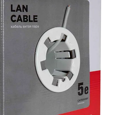 витая пара F/UTP 4x2x24AWG кат.5E solid CU PVC сер. (м) Rexant 01-0143