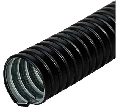 Металлорукав в ПВХ изоляции Р3-ЦП нг LS  25  (50 м/уп.) ГОФРОМАТИК 