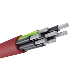 Кабель термостойкий SIHF-JB 7G1,5 (Красный)