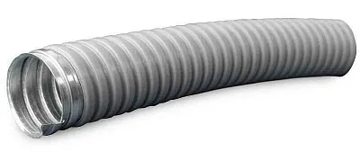 Металлорукав в ПВХ изоляции МРПИ нг  15  (50 м/уп.) серый ГОФРОМАТИК 
