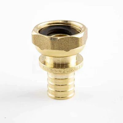 Муфта с накидной гайкой аксиальная латунь 16х3/4дюйм жел. RTP 34791 