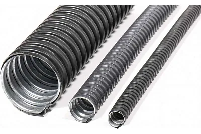 Металлорукав в ПВХ изоляции МРПИ нг Морозка  18  (50 м/уп.) УХЛ1 ГОФРОМАТИК 