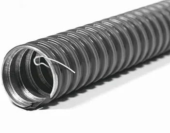 Металлорукав в ПВХ изоляции РЗ-ЦП нг LS 20 (50 м/уп.) с протяжкой ГОФРОМАТИК 